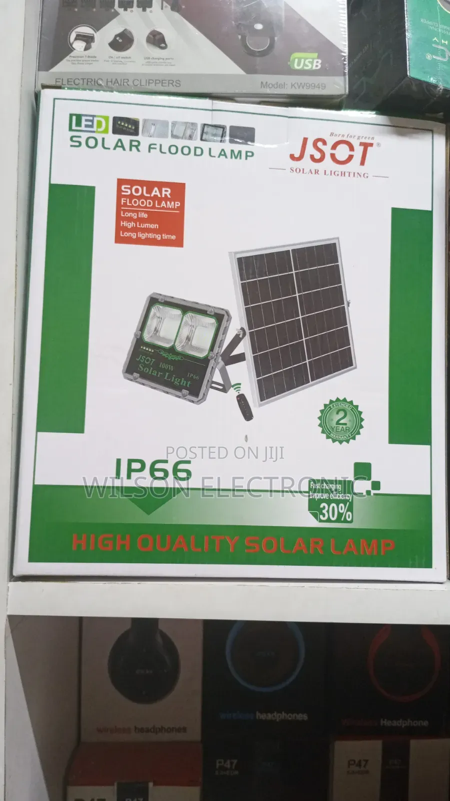 Solar Floodlight Double Eye. 100w