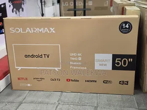 Solarmax 50 Inch Qled Uhd Smart Android Tv Frameless