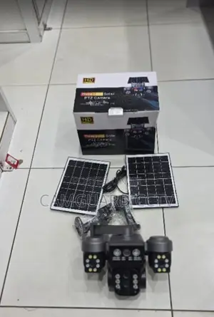 V380 Pro Triple Lens 4g Solar Camera With 10x Zoom Dual Solar Panels