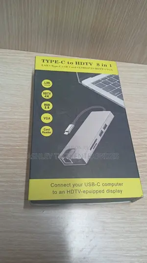 New 8 in 1 Usb Hub – High-Speed Multiport Adapter