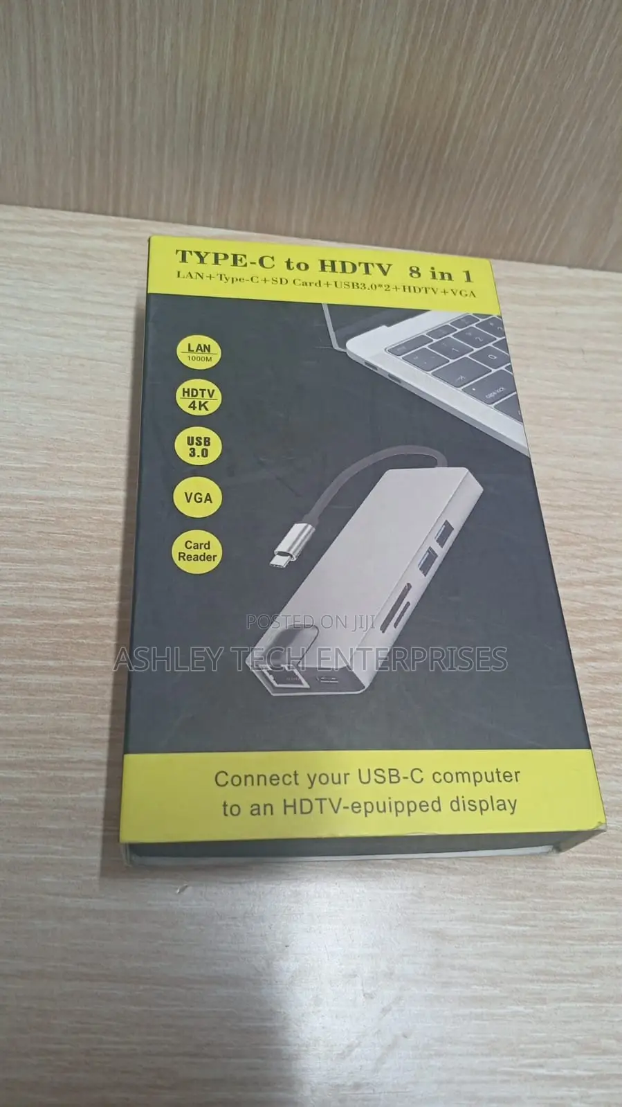 New 8 in 1 Usb Hub – High-Speed Multiport Adapter