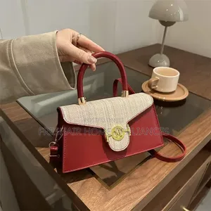 Red Maroon and Other Colors Handbag