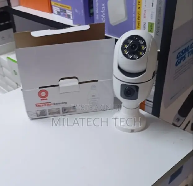 Dual Lens Bulb PTZ Camera Wifi 360° Auto Tracking Security Camera