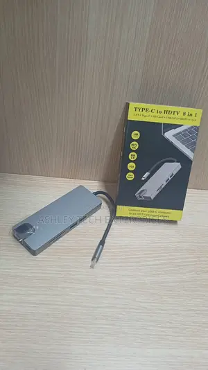 Next-Gen 8 in 1 Usb Hub – Plug Play Adapter
