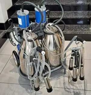 Double Bucket Mobile Milking Machine
