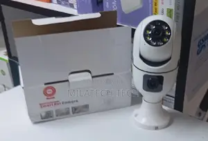Dual Lens Bulb Camera PTZ Wifi Motion Detection Security Camera