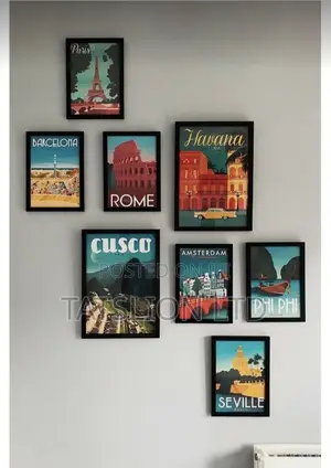 A4 Glass Wall Art