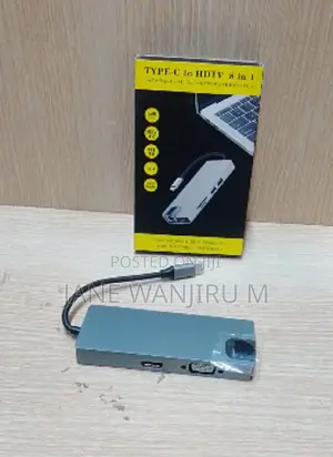 8-in-1 Type-C Docking Station With Hdmi Output