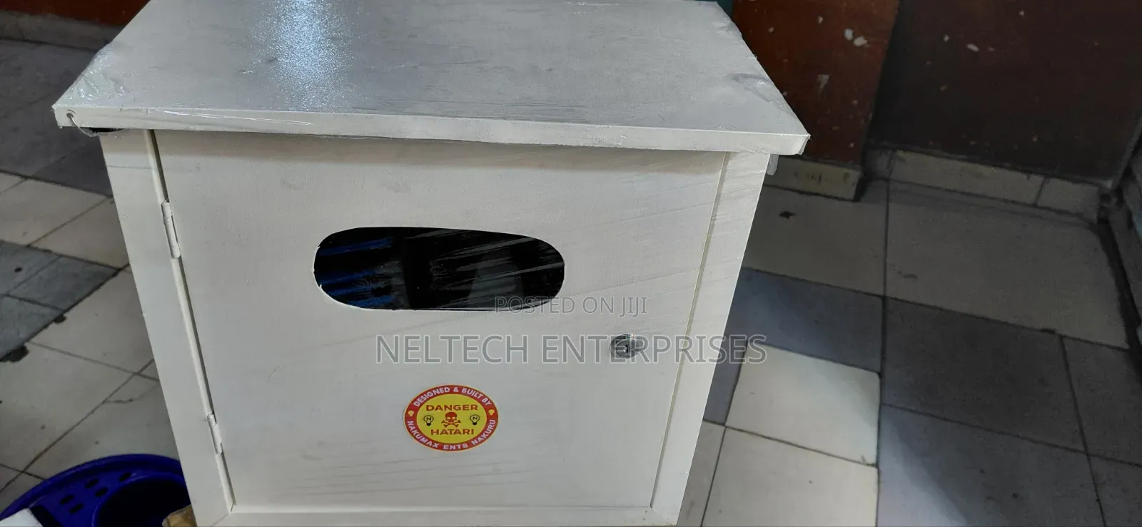 18 by 18 Powder Coated Meter Box