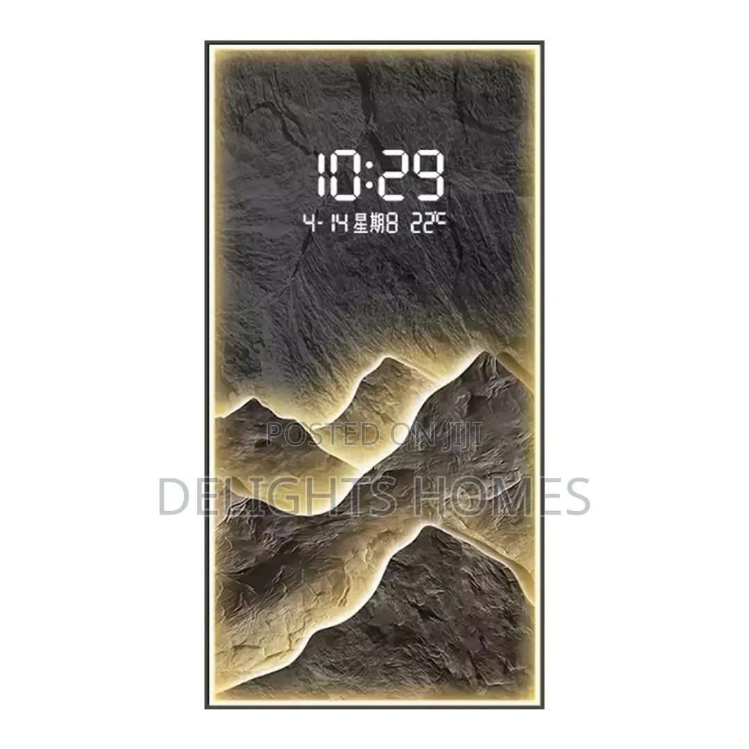 Led Decorative Wall Clock_ele