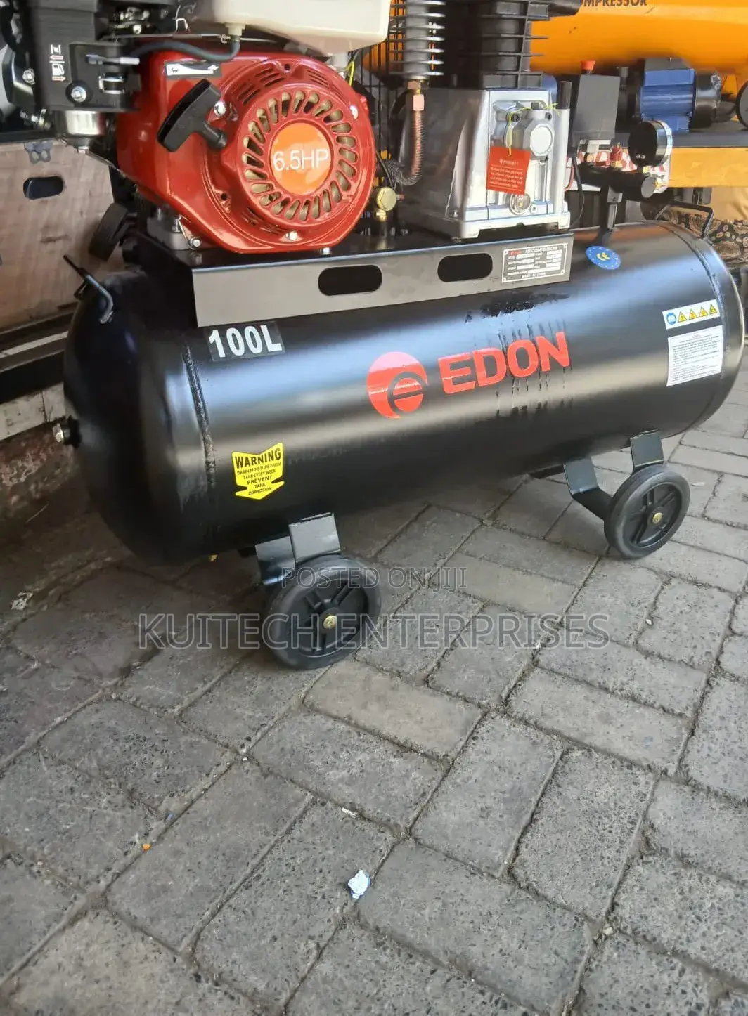 100l Gasoline Air Compressor/ Edon Petrol Air Compressor Machine