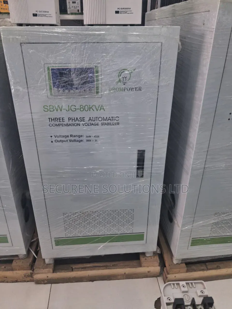 Automatic Voltage Stabilizer 3 Phase Digital Display 80 Kva
