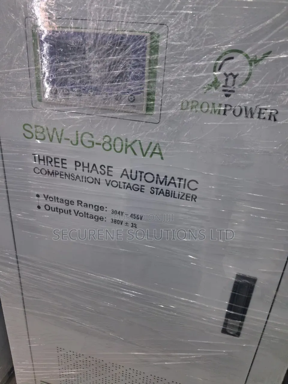 Automatic Voltage Stabilizer 3 Phase Digital Display 80 Kva