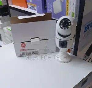 Smart Dual Lens Bulb PTZ Camera Wifi Two-Way Audio Hd