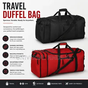 Duffel Expanding Travel Bag – Large Capacity Sports Gym Bag
