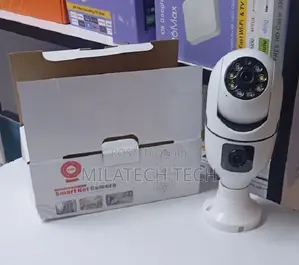 V380 Pro Dual Camera Bulb PTZ Wifi Security Camera Full Hd