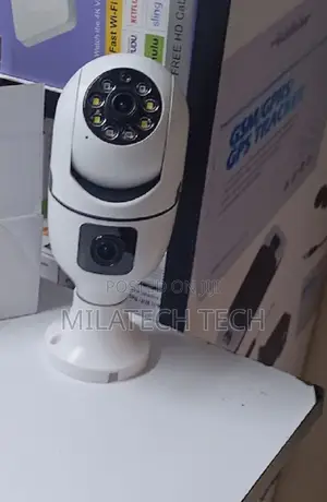 Dual Lens CCTV Bulb Camera Motion Detection Night Vision Wifi