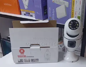 360° Bulb Camera Dual Lens Auto Tracking Remote Viewing V380