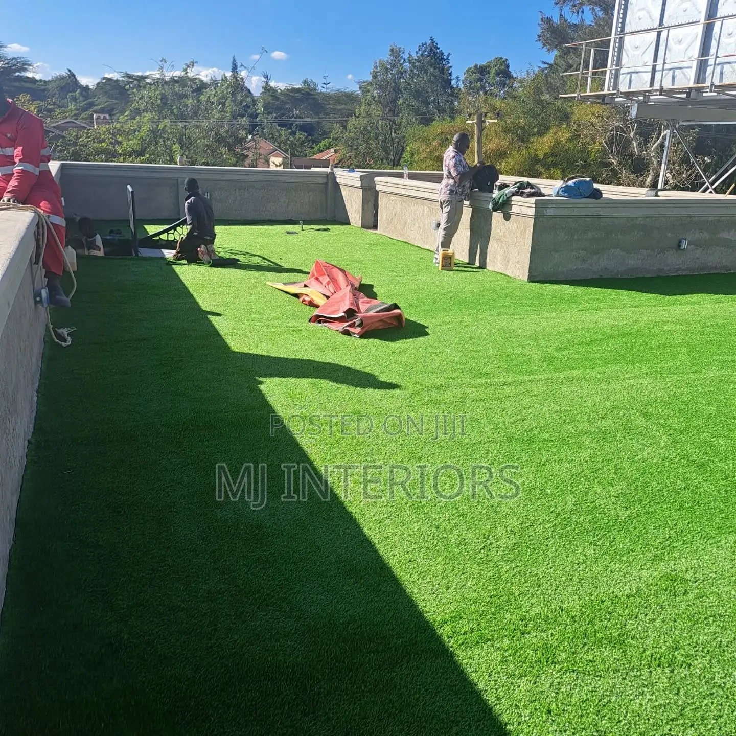 Artificial Turf Installation for Gardens Courtyards