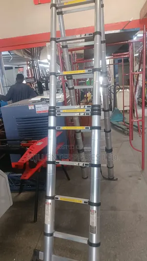 5m Telescopic Aluminium Ladder | Heavy Duty Extension Ladder