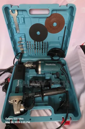 Makita Drill and Grinder Combo Set