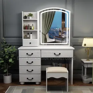 White Vanity Dressing Set