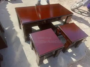 Dark Mahogany Wooden Table
