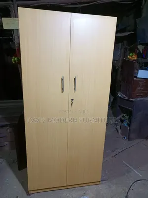 Tall Light Wooden Grain Wordrobe