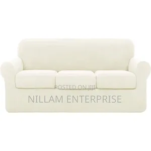 Jacquard Material Slip Sofa Covers That Come With Big Cushion Covers*