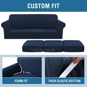 Jacquard Material Slip Sofa Covers That Come With Big Cushion Covers*