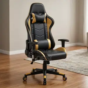 Gaming Chair; Reclining Leather Home Office Gaming Chair