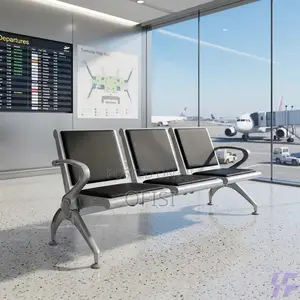 Waiting Bench 3 Link Padded Office Waiting Bench