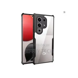 Itel S25 Ultra Transparent, Clear and Colorless With Black Edges Uniqu