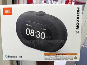 JBL Horizon 3 Bluetooth Speaker Alarm Clock Ambient Light Usb-C Black