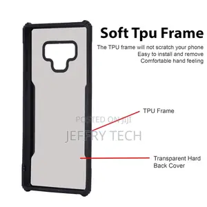 Samsung Galaxy Note 9 Cover Camera Protection Shockproof Bumper-Edge