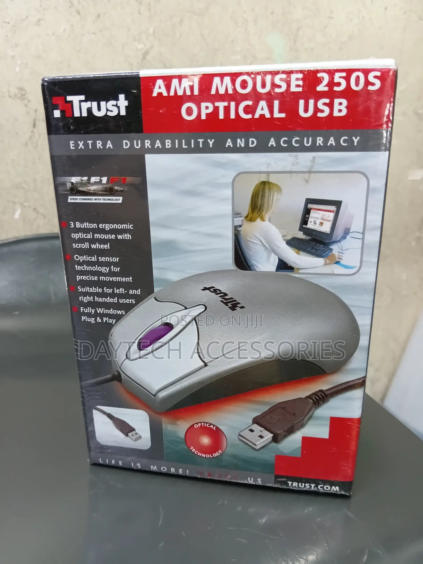 Trust Ami Mouse 250s Mini Optical Wireless 3 Button Scroll