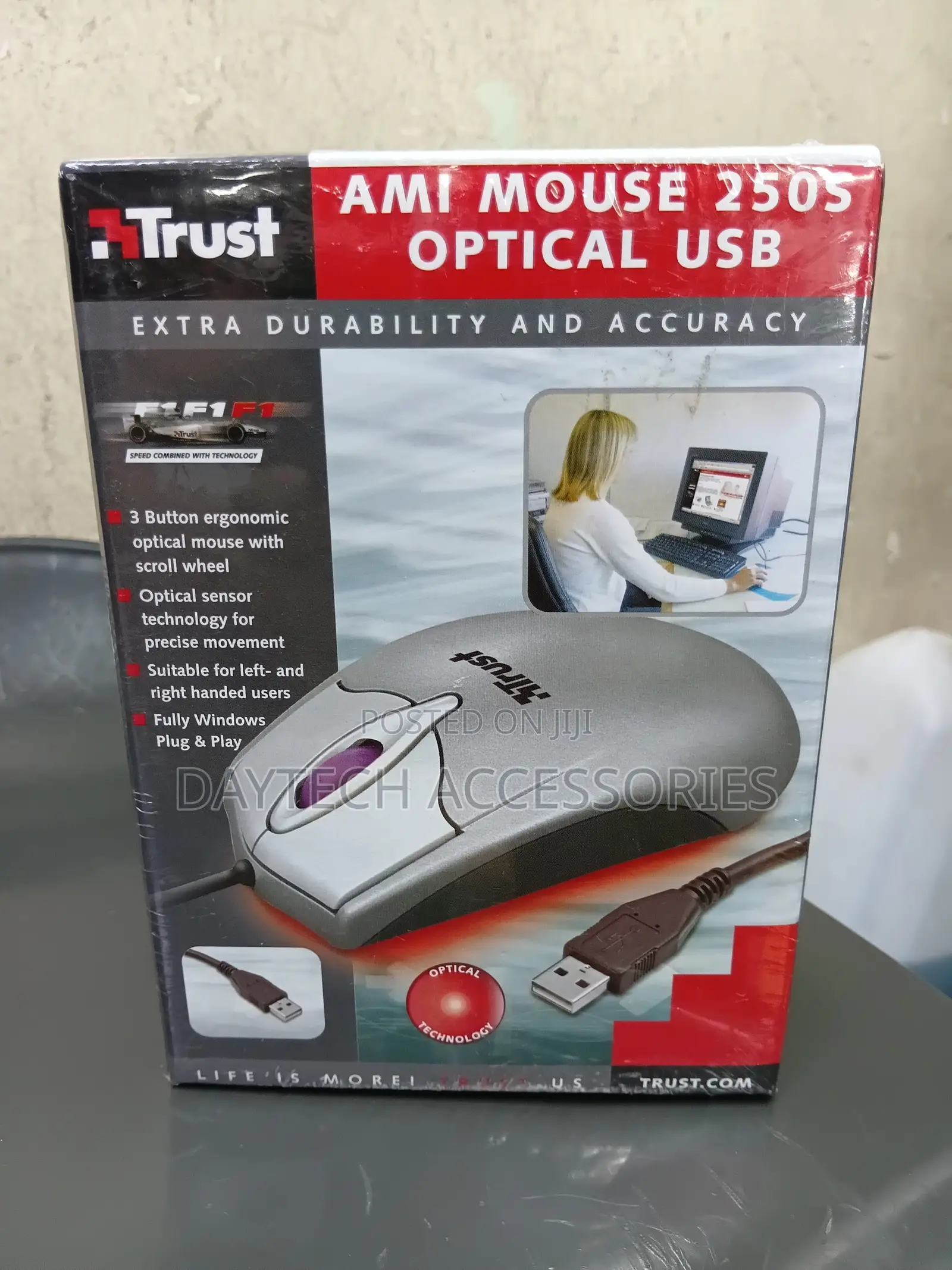 Trust Ami Mouse 250s Mini Optical Wireless 3 Button Scroll