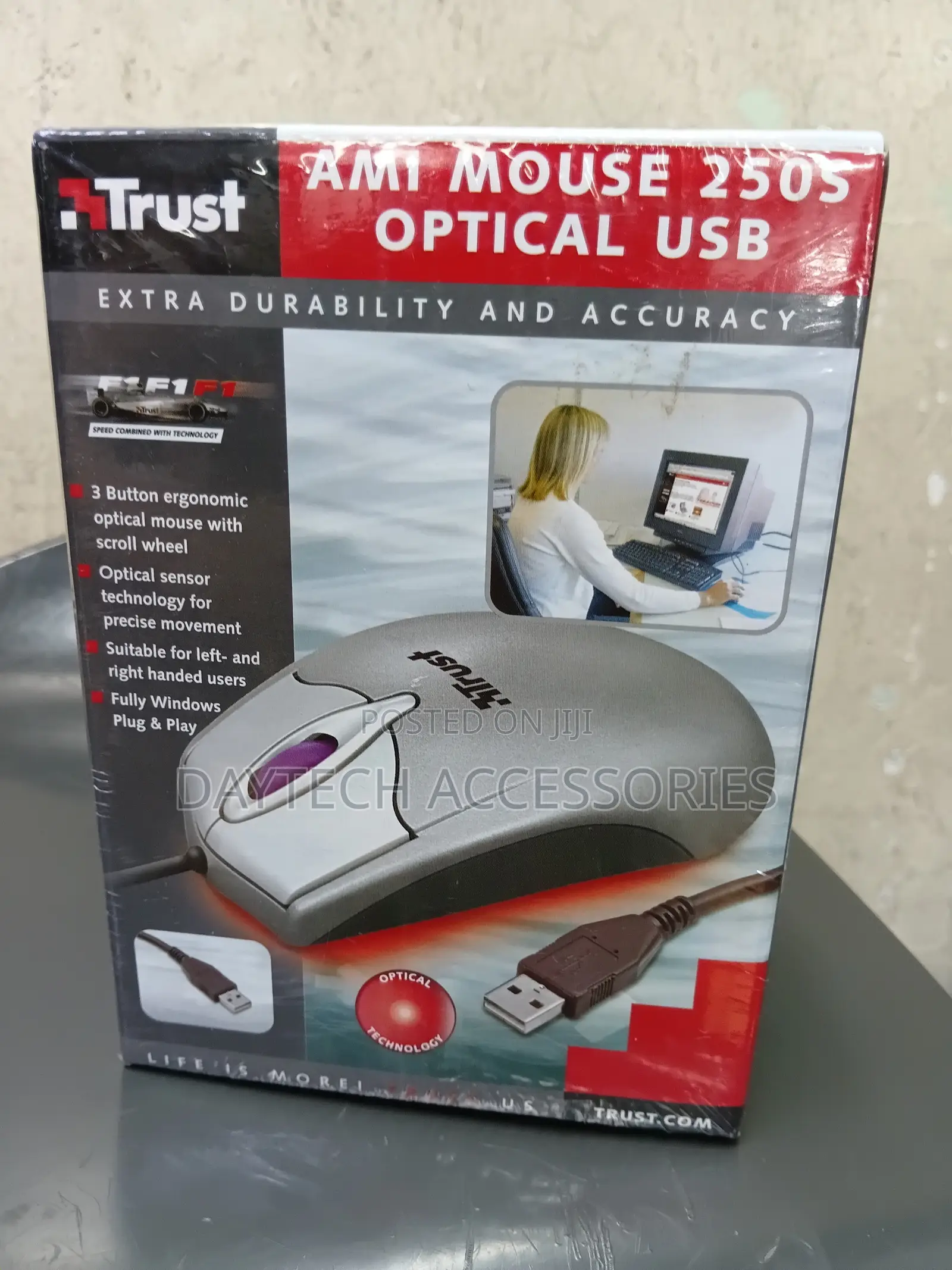 Trust Ami Mouse 250s Mini Optical Wireless 3 Button Scroll