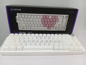 The Furycube V68 Wired Mechanical Keyboard With RGB Backlighting.