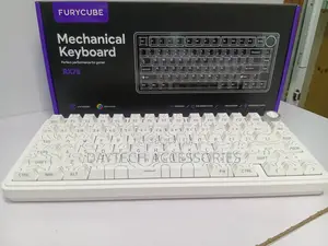 Furycube Rx75 Mechanical Gaming Keyboard - White