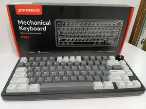 This Is a Zifriend Rx75 Mechanical Keyboard With a 75% TKL Layout.