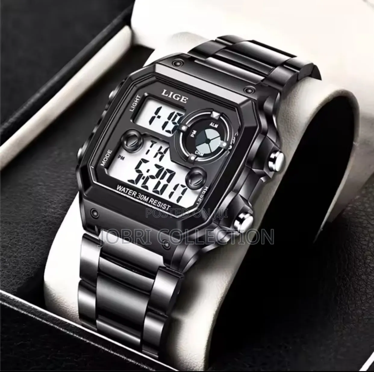 Lige Square Face Digital Display Watch