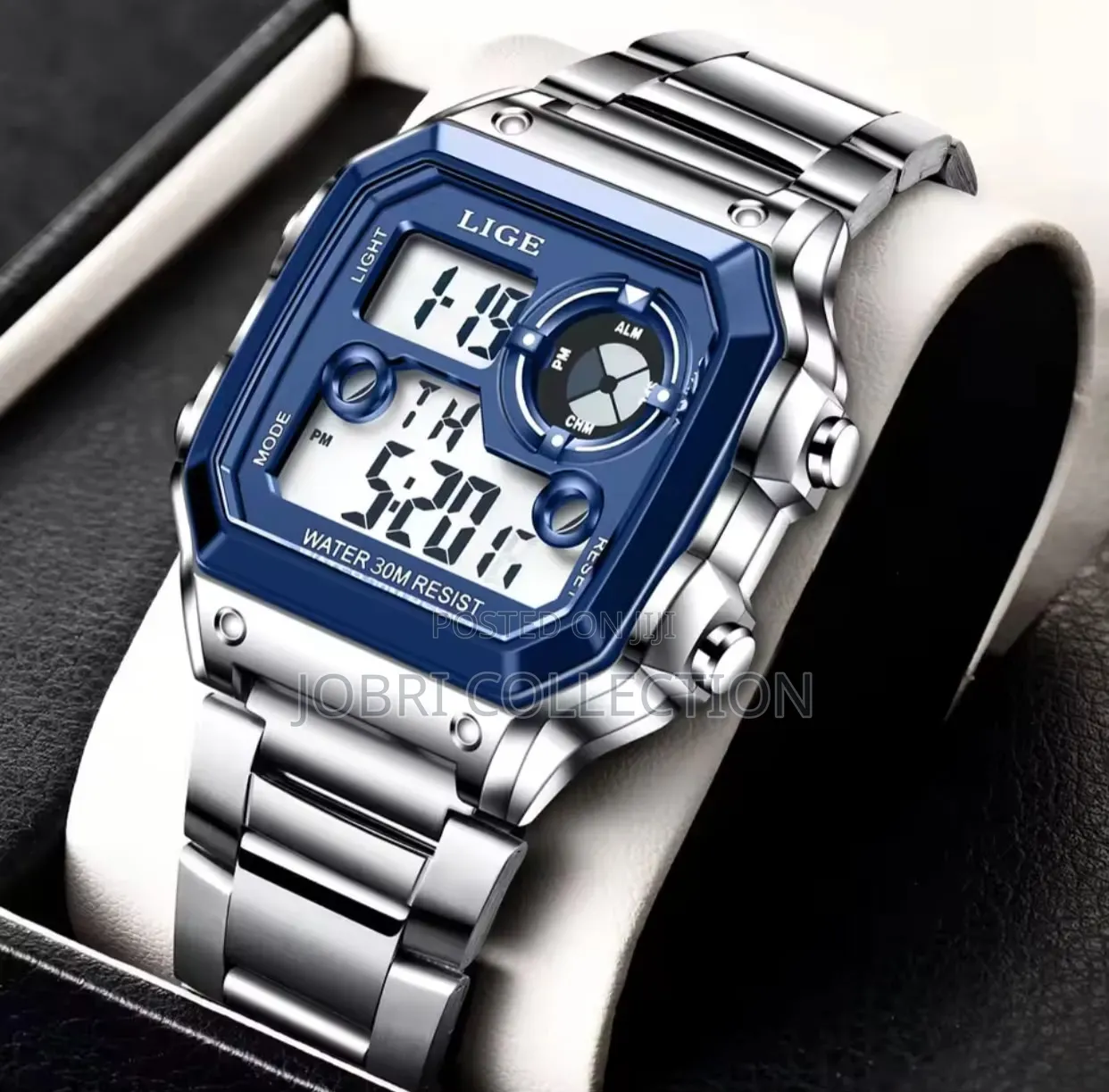 Lige Square Face Digital Display Watch