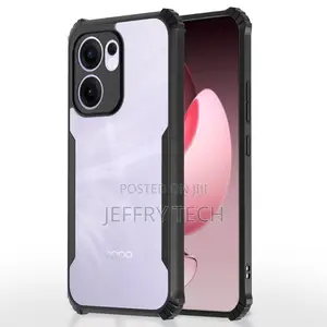 Crystal Clear Back Full Camera Edge Bumper Case for Oppo Reno 13f 5g
