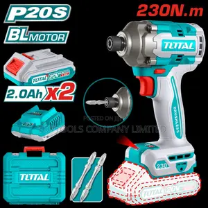 Impact Driver 20 Volt 230 Nm With 2 Batteries and Charger