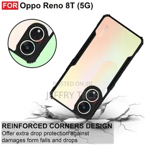 Backcover for Oppo Reno 8t (5g) | Camera Protection Shockproof Bumper