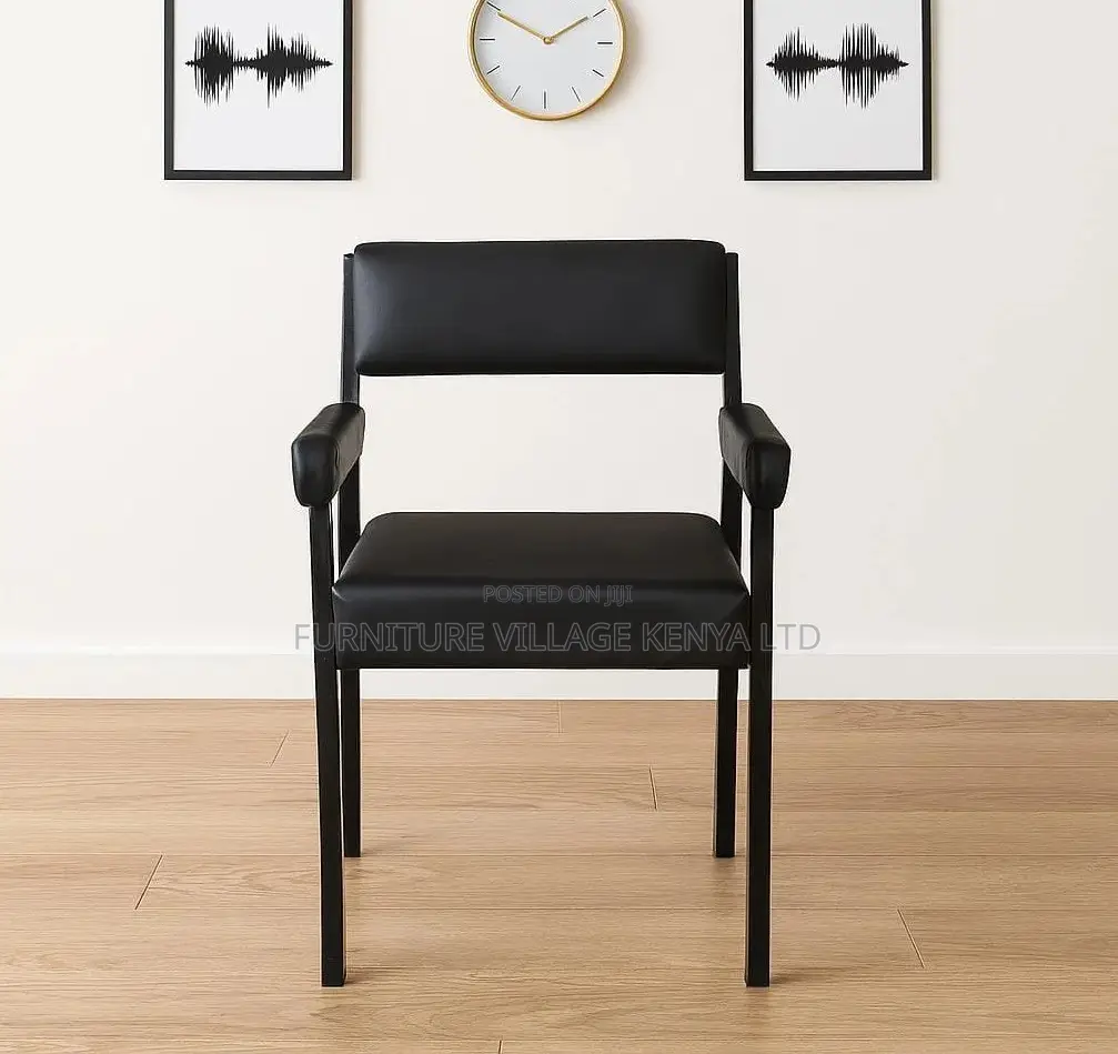 Modern Leather Waiting Seat
