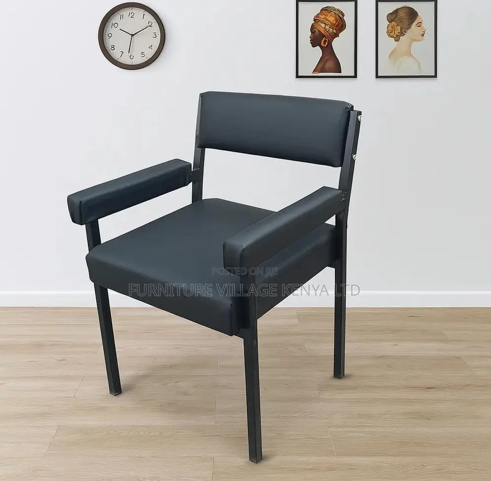 Modern Leather Waiting Seat