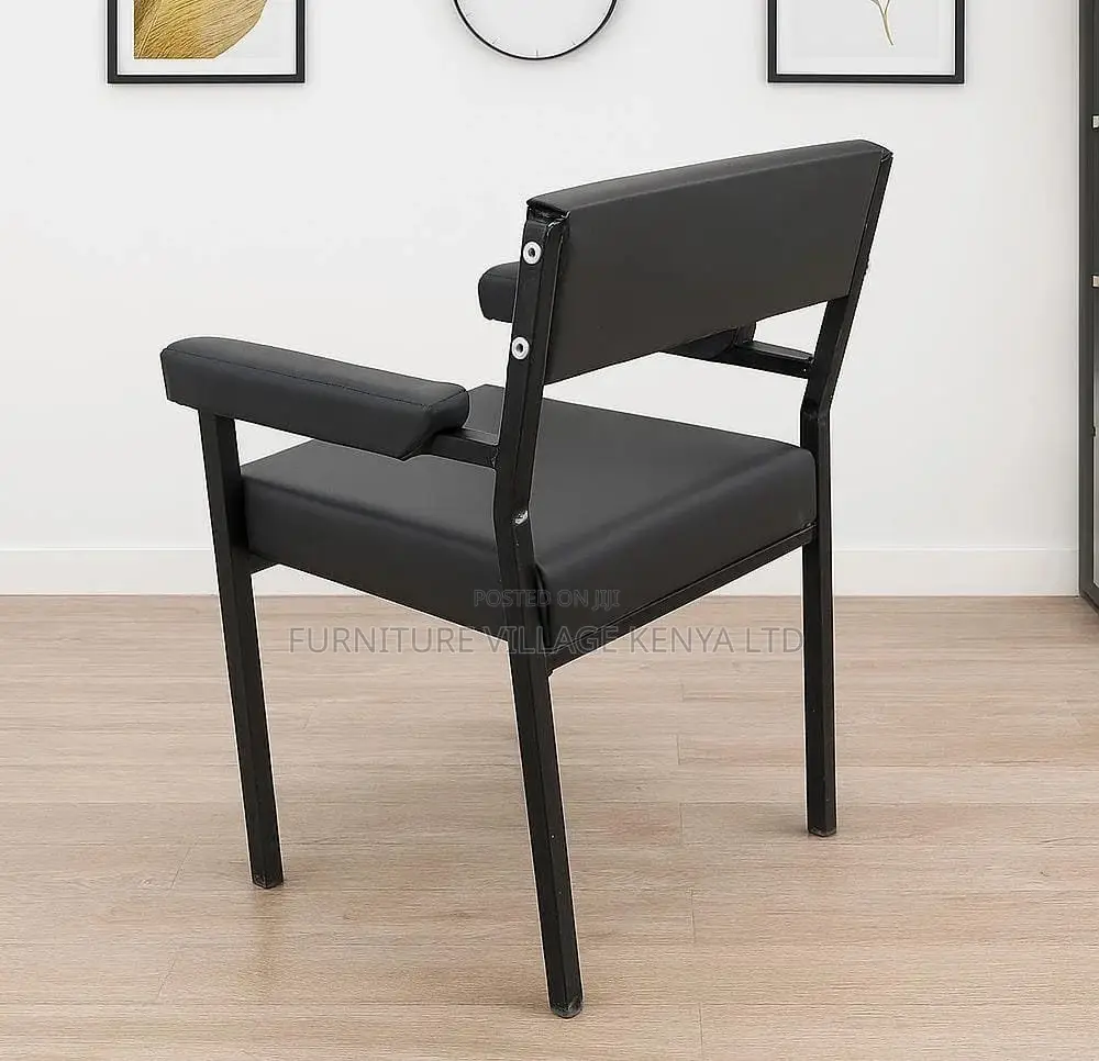 Modern Leather Waiting Seat
