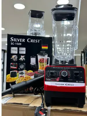 Silver Crest Commercial 2-in-1 Heavy Duty Blender Grinder